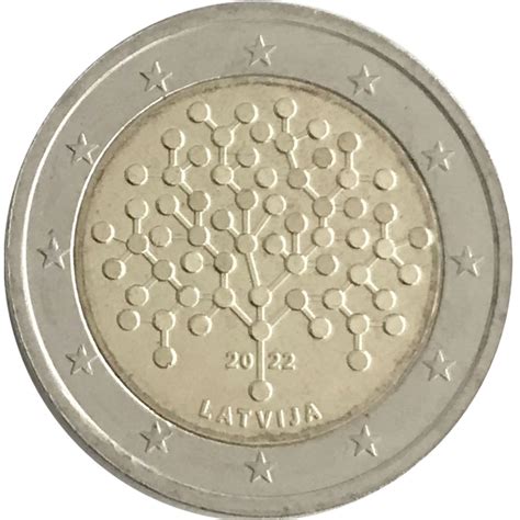 2 euro commemorativi lettonia 2022